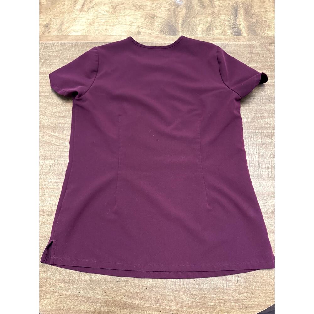 Figs Catarina Scrub Top Maroon XS - Picture 3 of 3